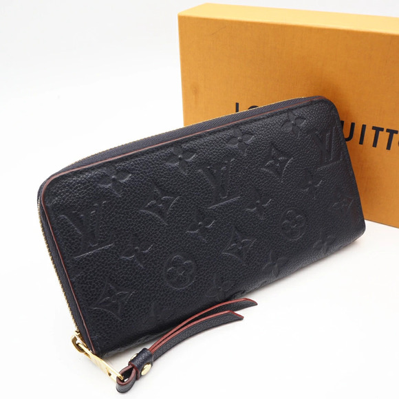Louis Vuitton Handbags - Louis Vuitton Monogram Empreinte Zippy Wallet Marine Blue Rouge Long Navy Blue